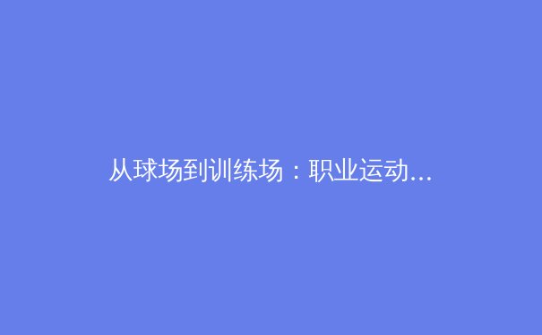 从球场到训练场：职业运动员如何用数据科技突破极限 - 4