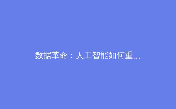 数据革命：人工智能如何重塑现代体育的战术分析与人才培养 - 2